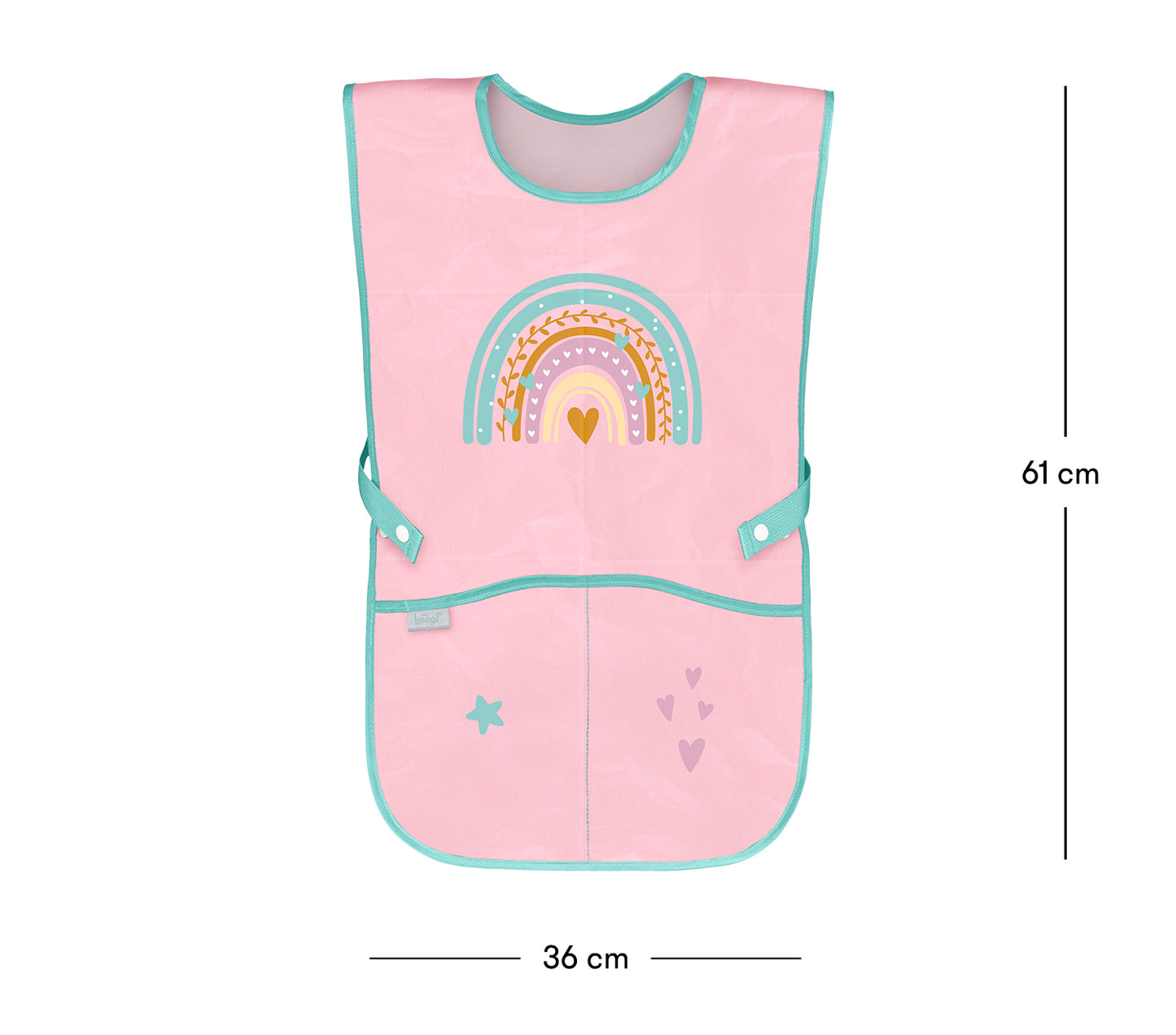 Kids apron Pink Rainbow