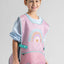 Kids apron Pink Rainbow