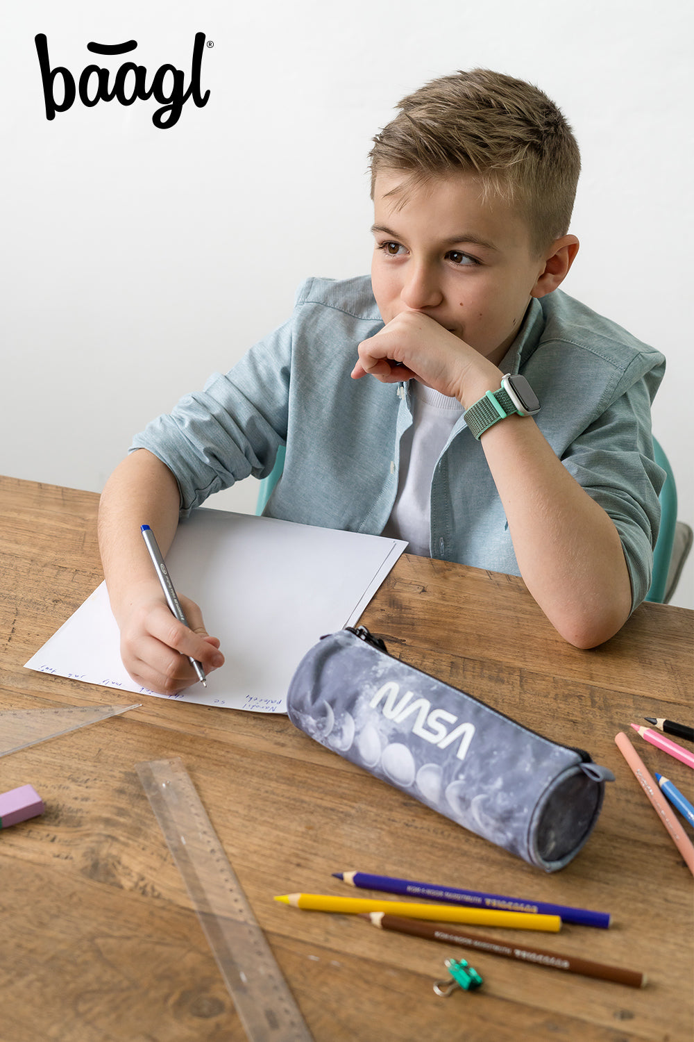 Pencil pouch NASA Grey