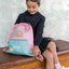 Gym sack with zip pocket Pink Rainbow