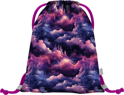 Gym sack with zip pocket Royal Unicorn