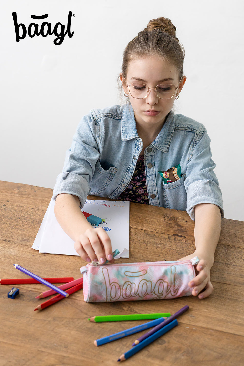 Pencil pouch Sunset