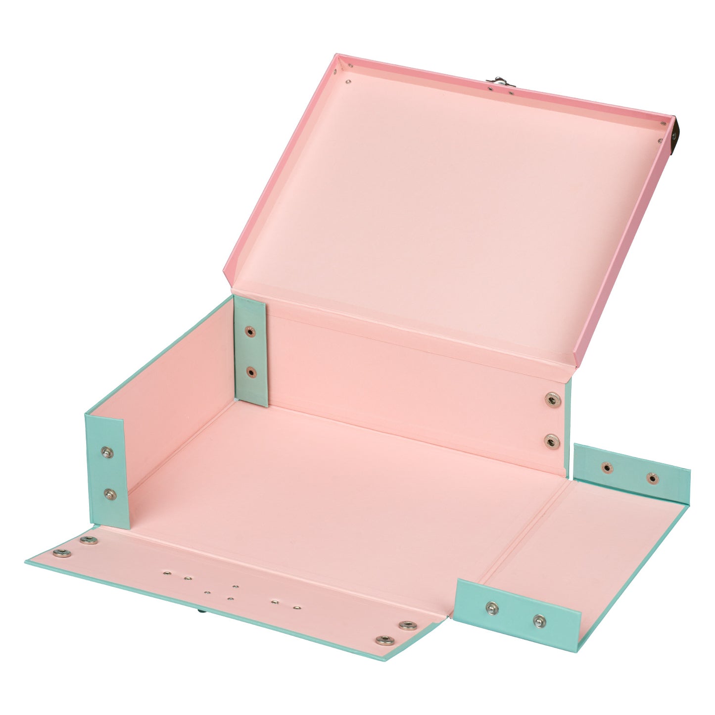 Foldable school supply box Pink Rainbow