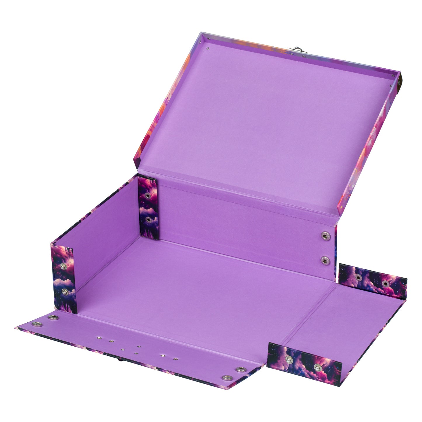 Foldable school supply box Royal Unicorn