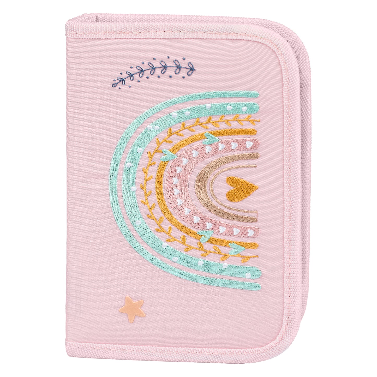 One-tier pencil case Pink Rainbow