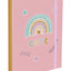 School file folder A4 Pink Rainbow