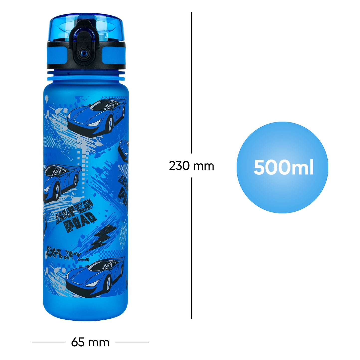 Tritan bottle Cars, 500ml