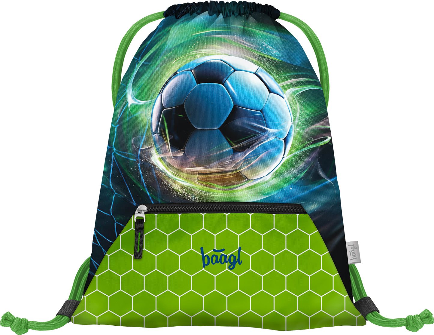 Gym sack with zip pocket Football Ball