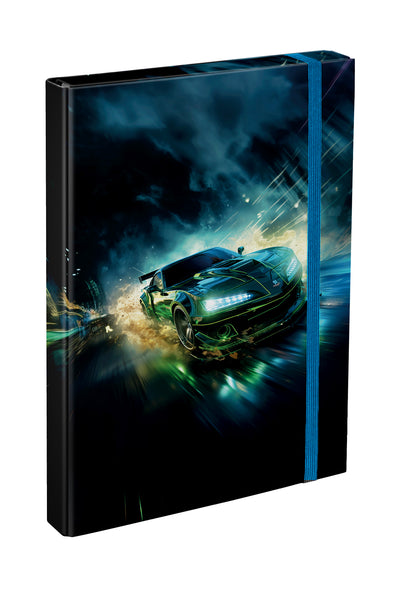 School file folder A4 Racing Car