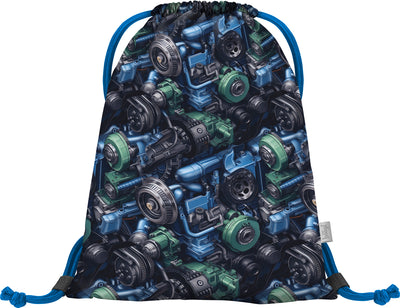 Gym sack with zip pocket Racing Car