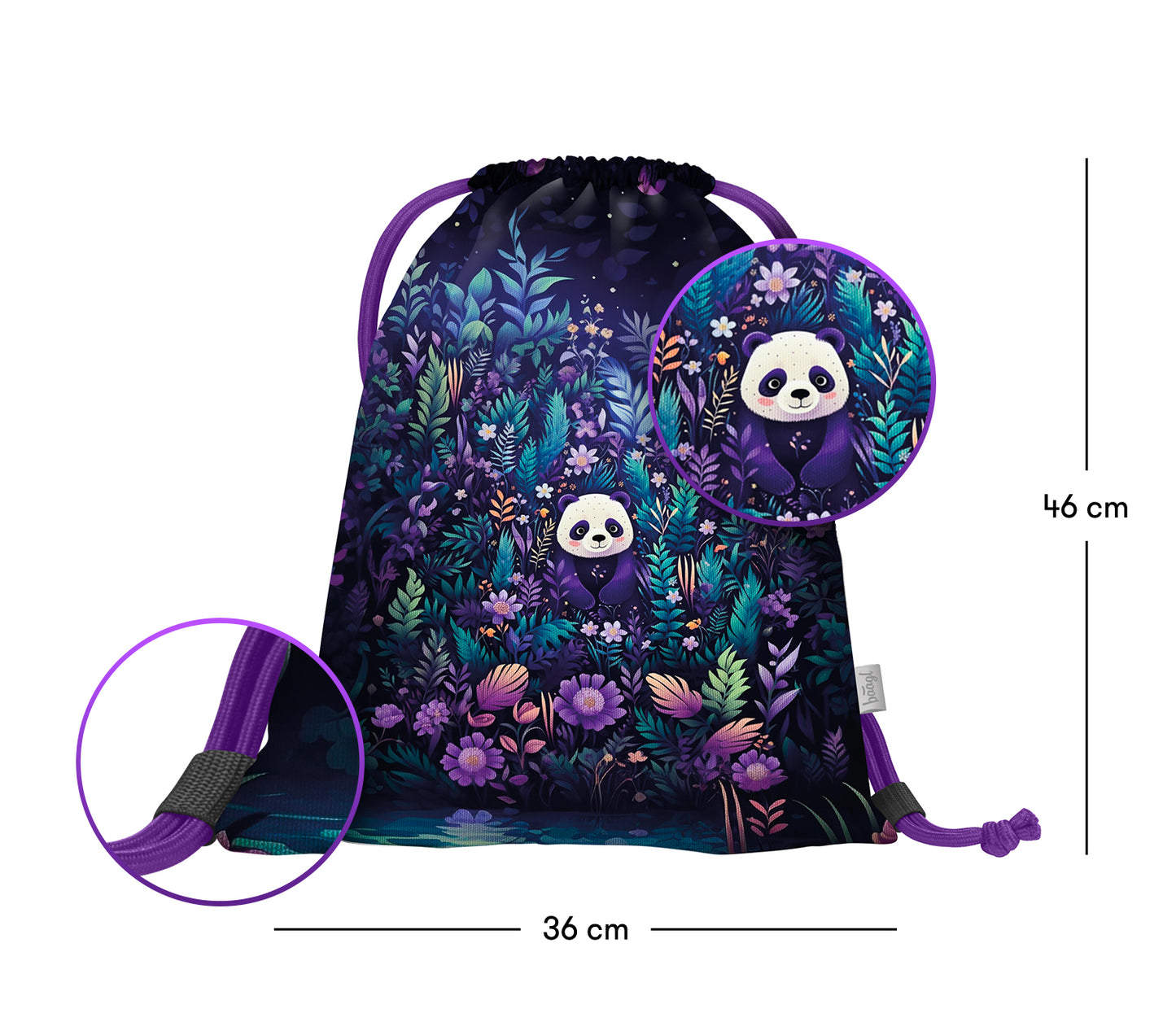 School set Ergo Jungle Panda