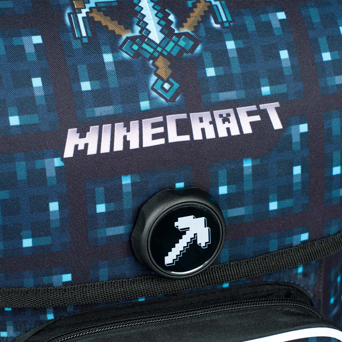 School bag Ergo Minecraft Blue Axe