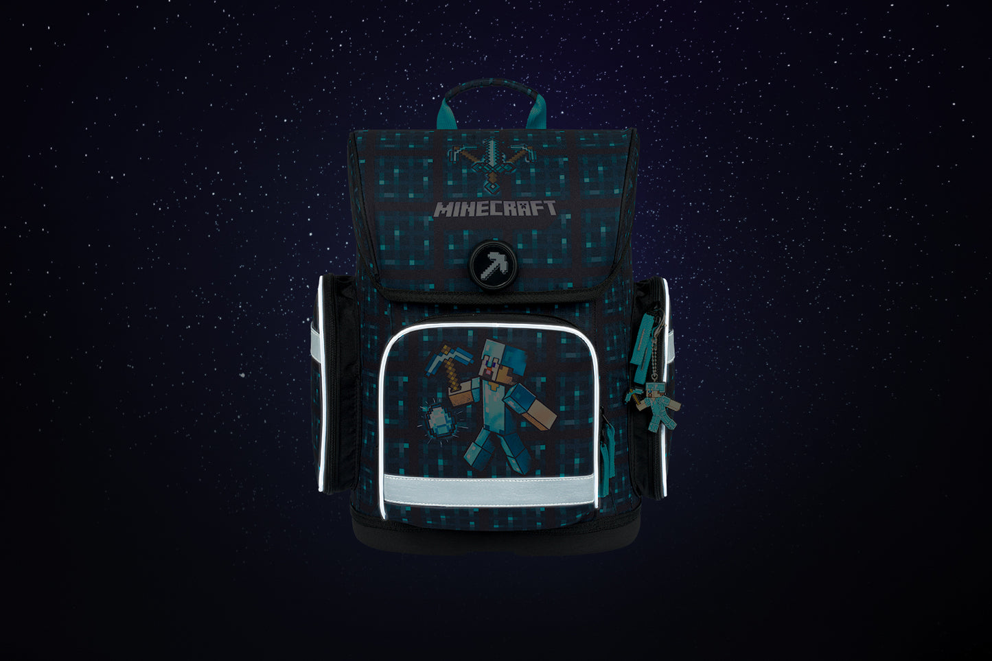 School bag Ergo Minecraft Blue Axe