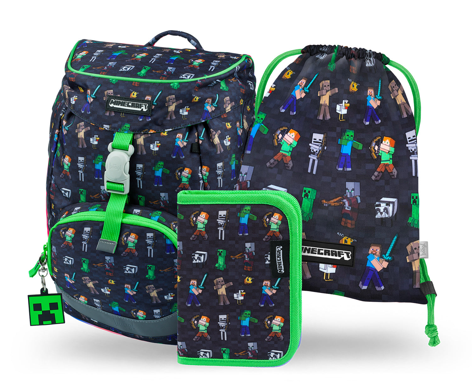 Minecraft school bag set sale