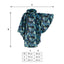 Outdoor Rain pončo Football size XS (90 -110 cm)