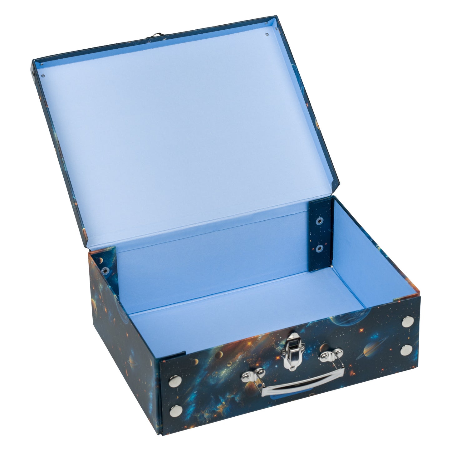 Foldable school supply box Universe