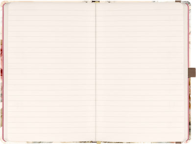 Notebook Powder Flower, lined, 13 × 21 cm