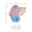 Outdoor Rain pončo Unicorn size XS (90 -110 cm)