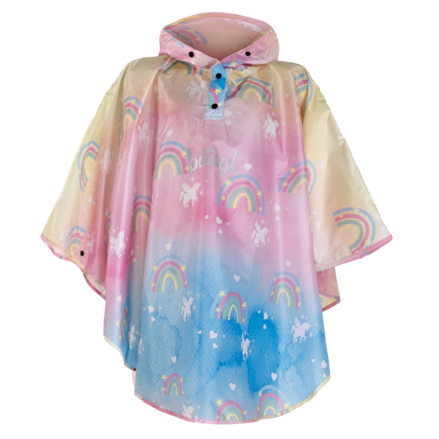 Outdoor Rain pončo Unicorn size XS (90 -110 cm)