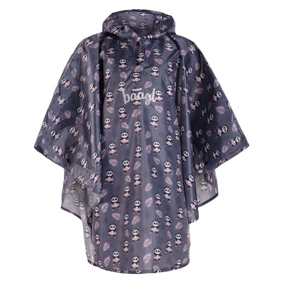 Outdoor Rain pončo Panda size XS (90 -110 cm)