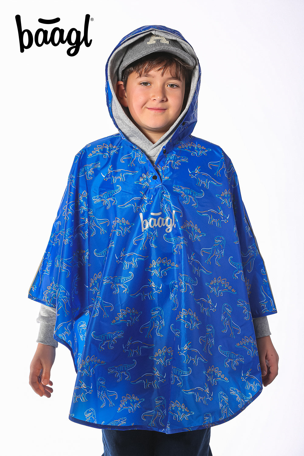 Outdoor Rain pončo Dino size XS (90 -110 cm)