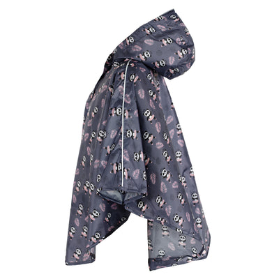 Outdoor Rain pončo Panda size S (110 -130 cm)