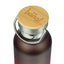 Thermo bottle with bamboo lid Gradient red-black, 500 ml