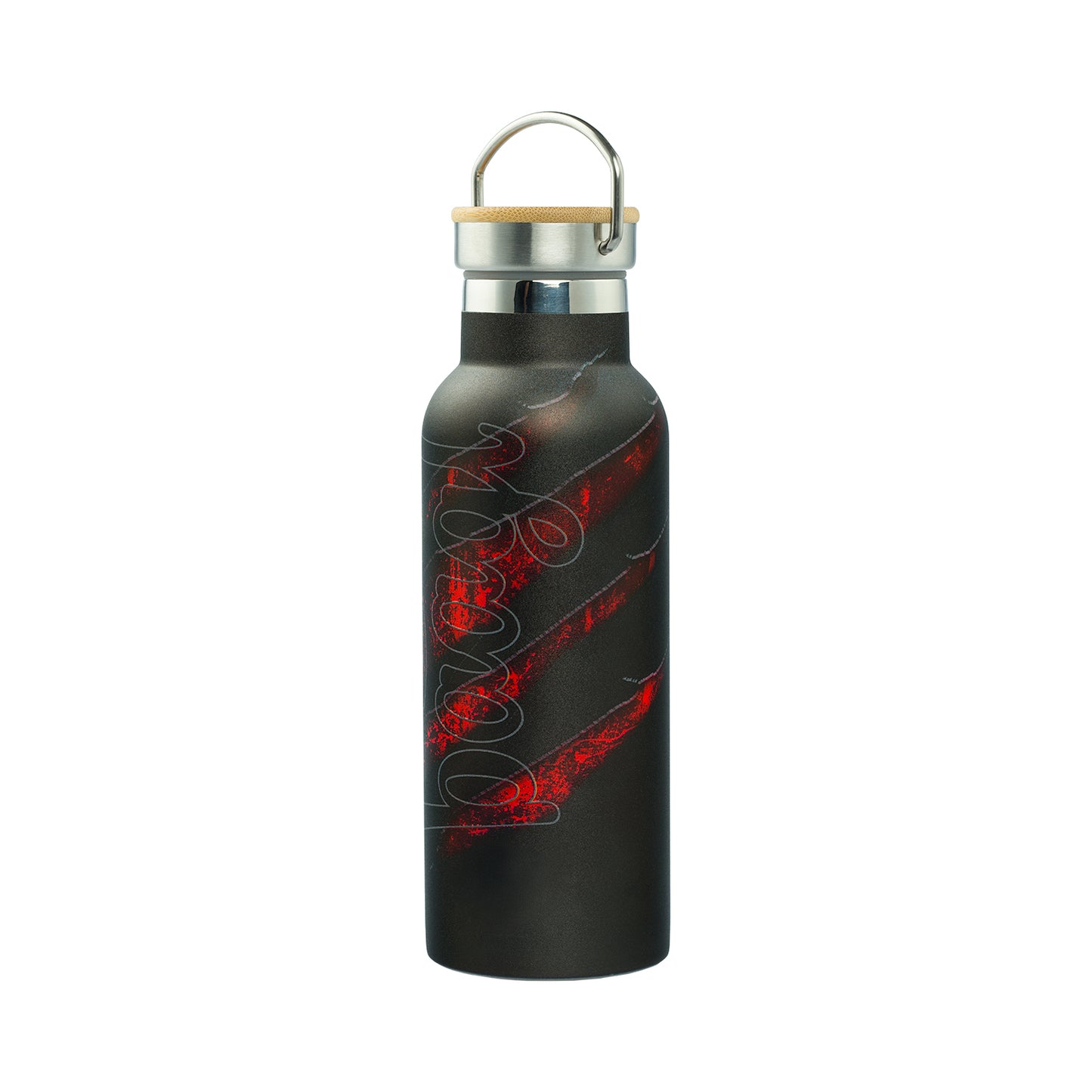 Thermo bottle with bamboo lid Volcano, 500 ml