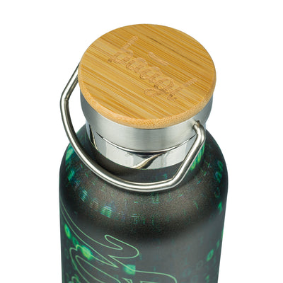 Thermo bottle with bamboo lid Numbers, 500 ml