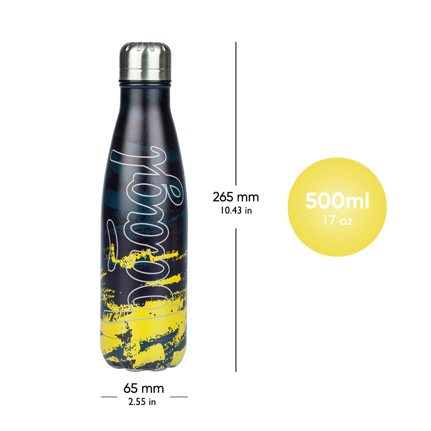 Thermo bottle with metal lid Dune, 500 ml
