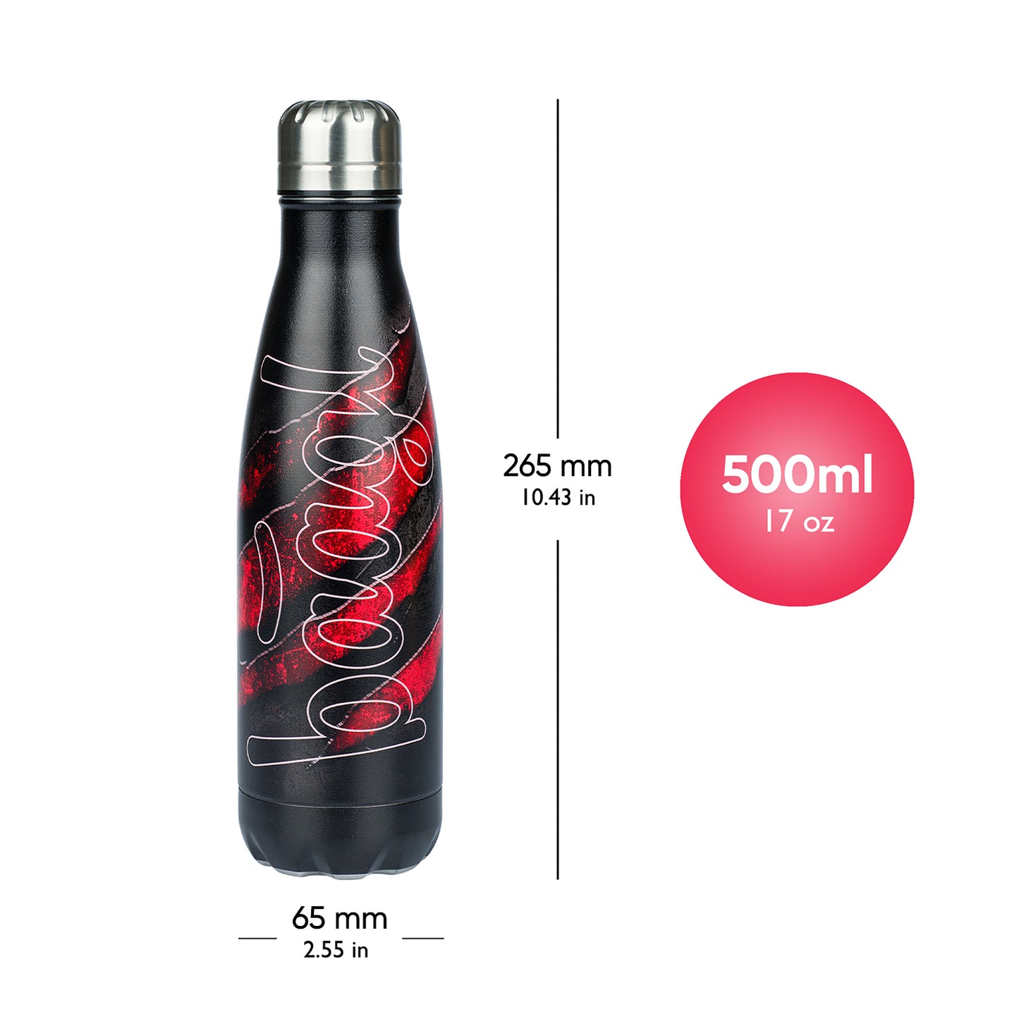Thermo bottle with metal lid Volcano, 500 ml
