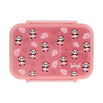 Lunch box with compartments Panda