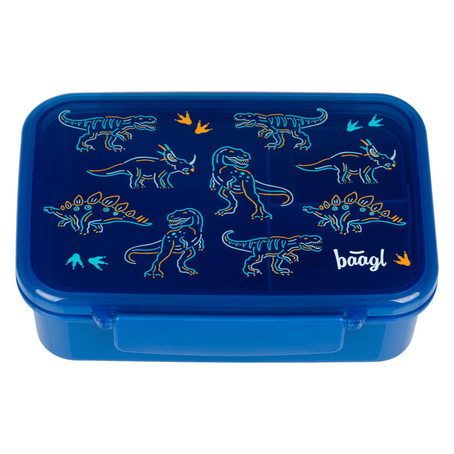 Lunch box with compartments Dino