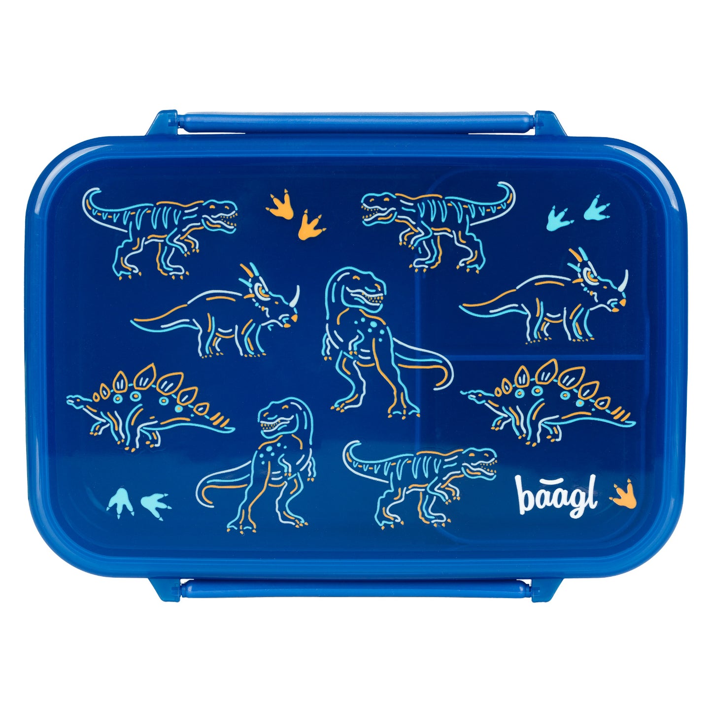Lunch box with compartments Dino