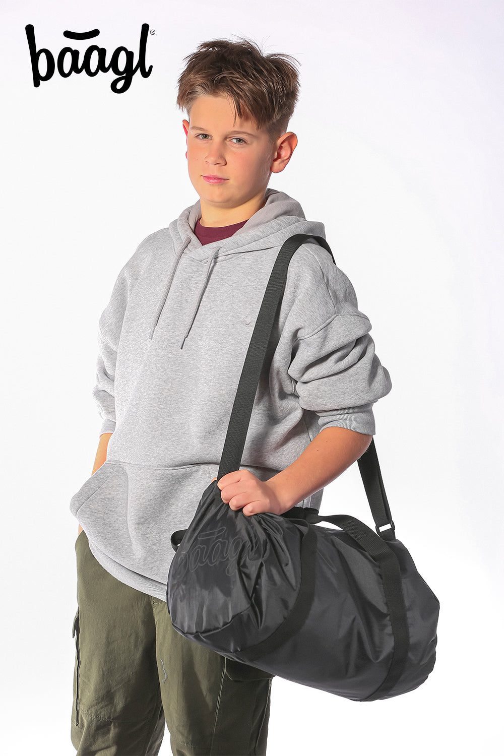 Foldable sports bag Hoop Uni black