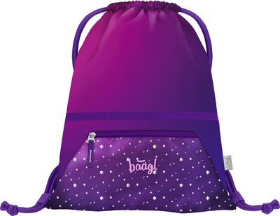 Gym sack with zip pocket Heart