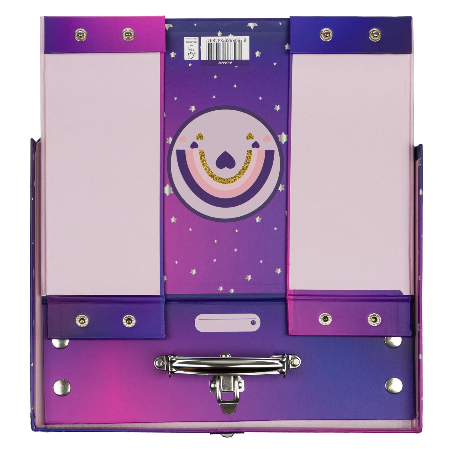 Foldable school supply box Heart