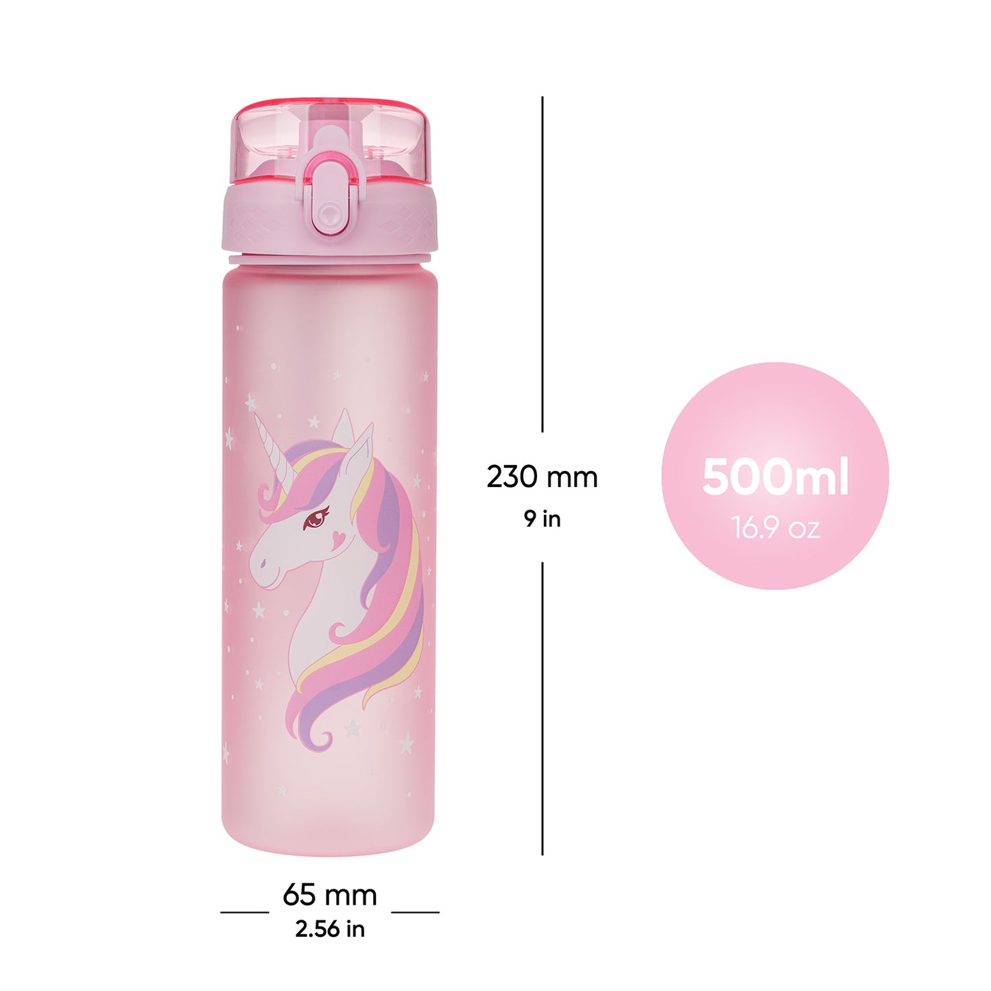 Tritan bottle Unicorn, 500 ml