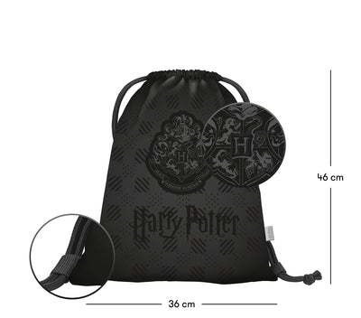 Gym sack Harry Potter Hogwarts Black