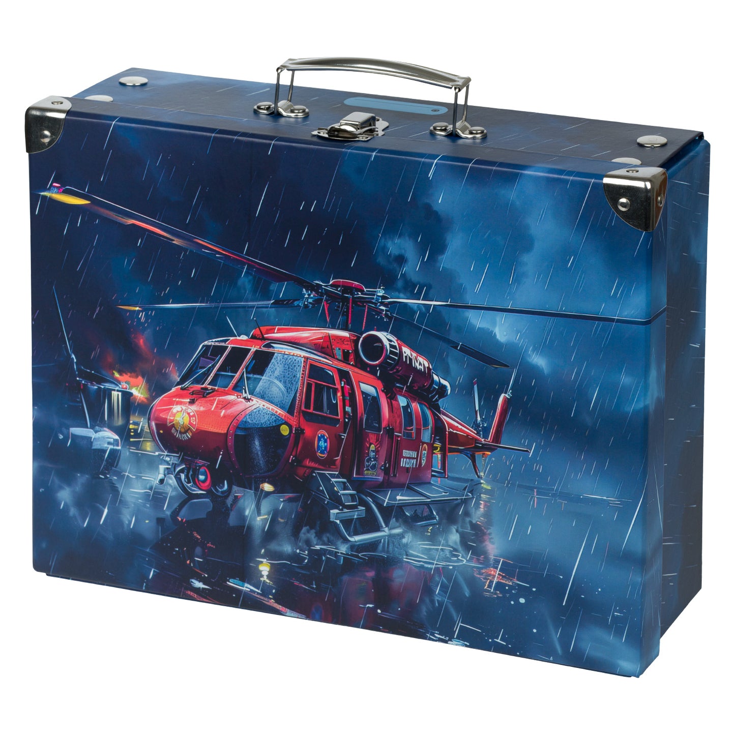 Foldable school supply box Rescuers