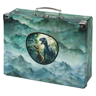 Foldable school supply box Dino