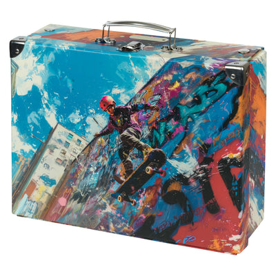 Foldable school supply box Skatepark