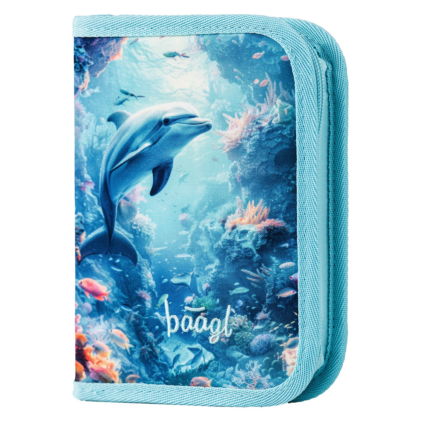 One-tier pencil case Dolphin