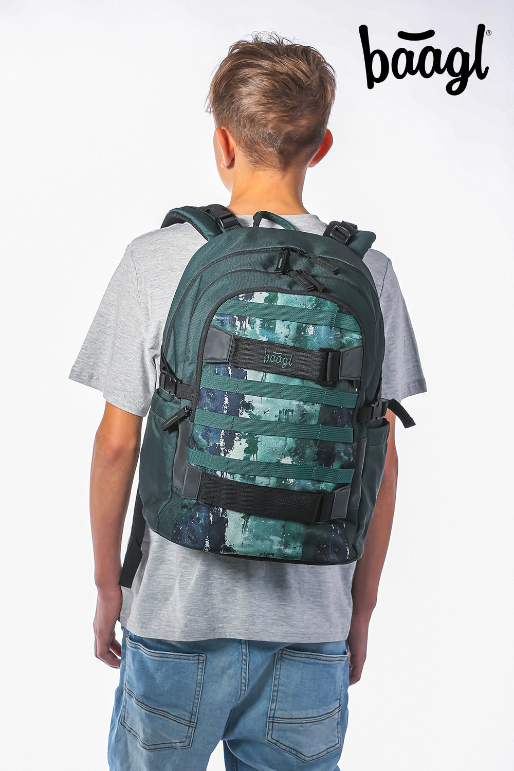 School backpack Skate Forest
