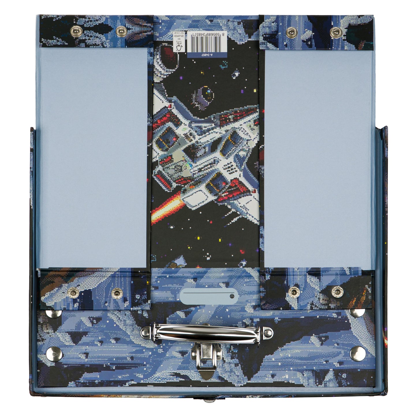 Foldable school supply box Pixel Space