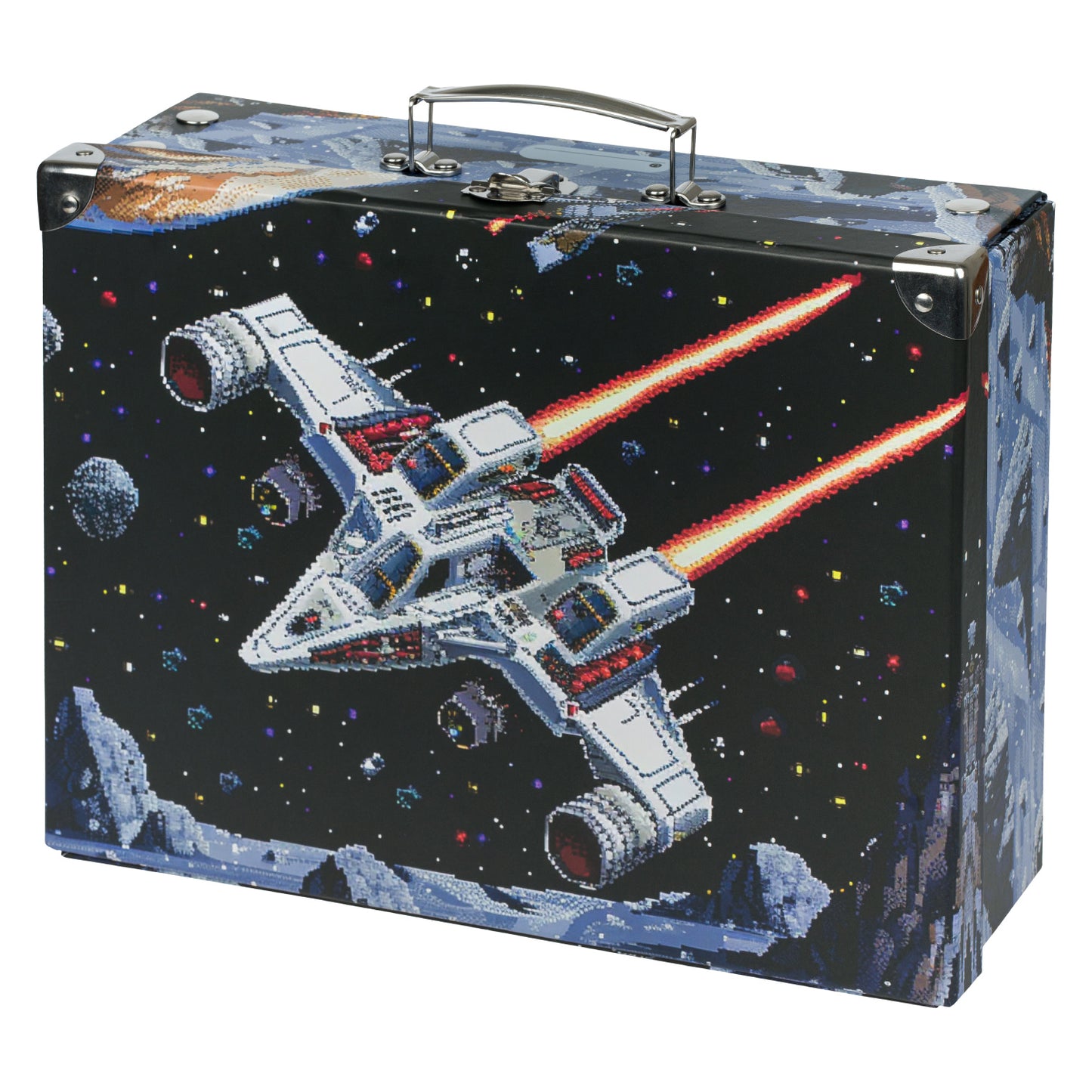 Foldable school supply box Pixel Space