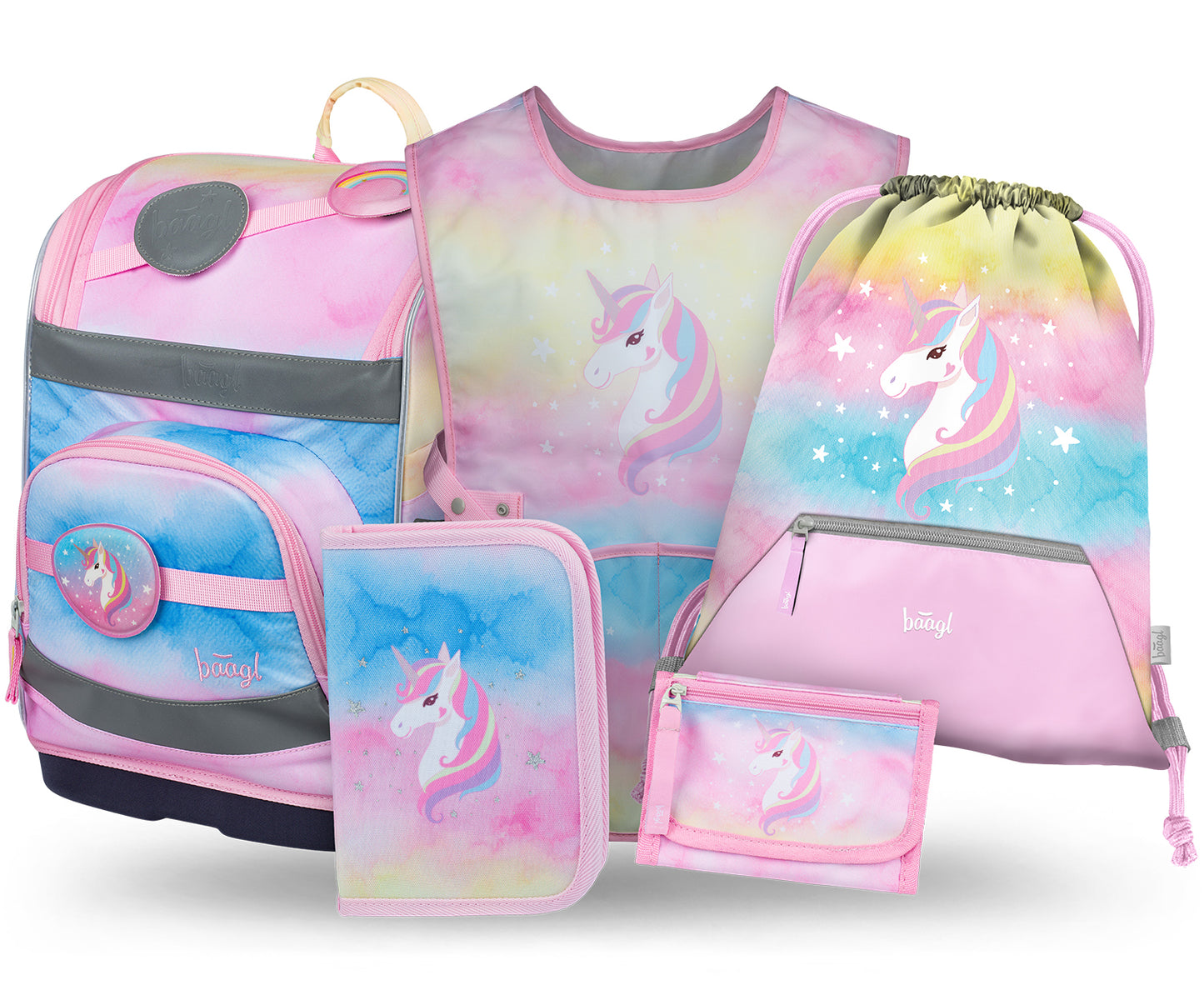 School set Zippy Plus Rainbow Unicorn II