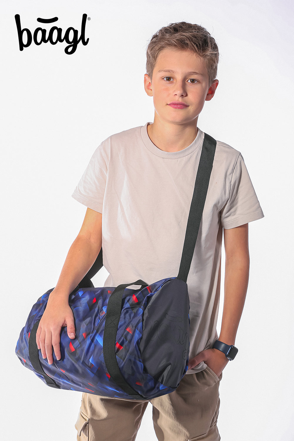 Foldable sports bag Hoop Indigo