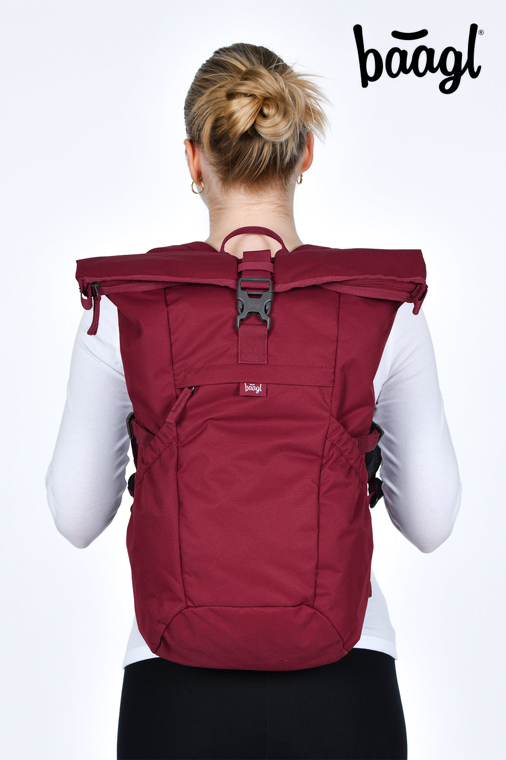 Backpack Roll Burgundy
