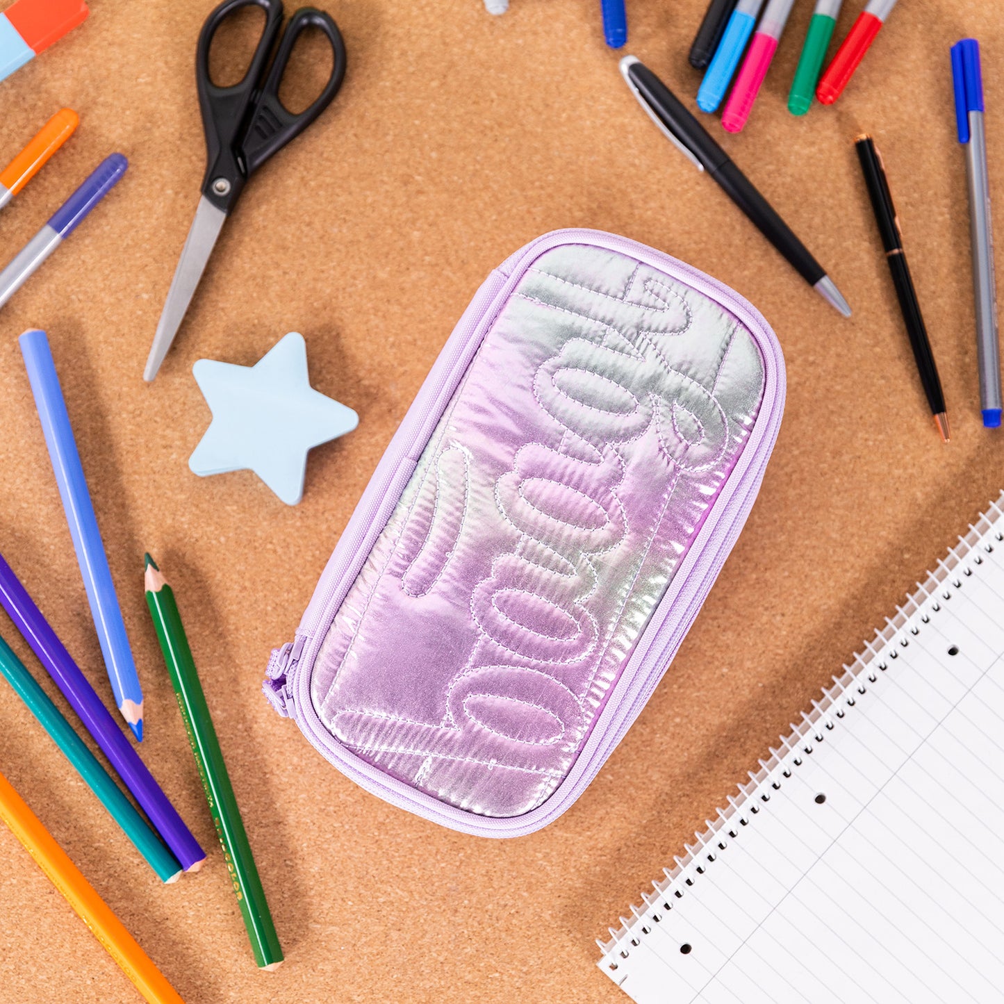 School etui Lavender